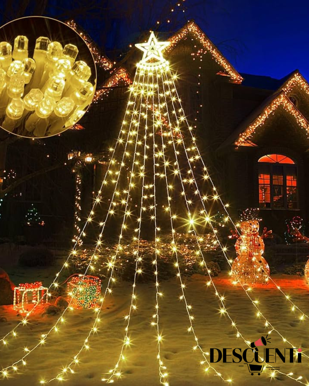 Árbol De Luces Navideñas