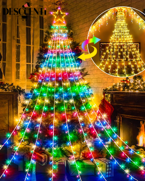 Árbol De Luces Navideñas