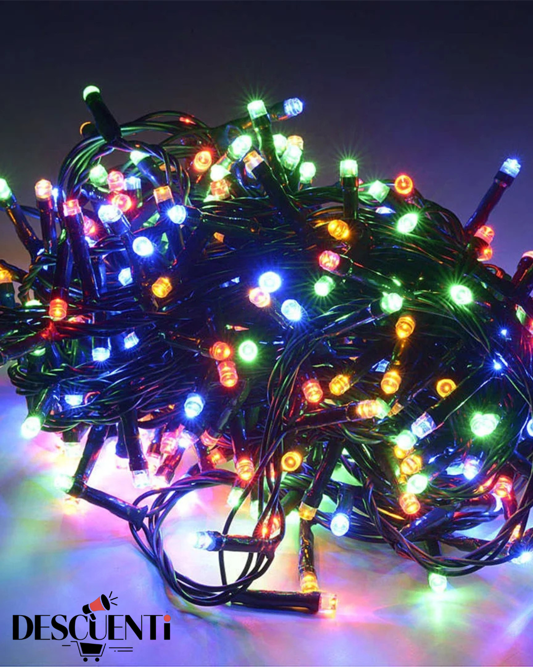 FOCOS DE NAVIDAD  MULTICOLOR